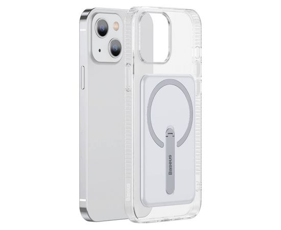 Baseus Crystal Magnetic Glass Case with a bracket for iPhone 13 (transparent)
