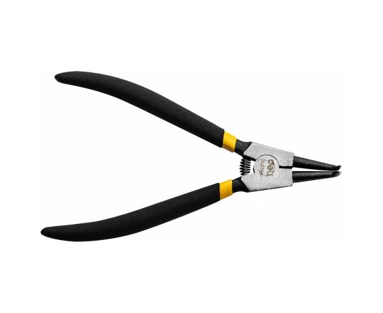 Bent Exterior Circlip Pliers 7" Deli Tools EDL0344 (black) Knaibles un stangas