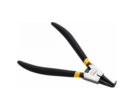 Bent Exterior Circlip Pliers 7" Deli Tools EDL0344 (black) Knaibles un stangas