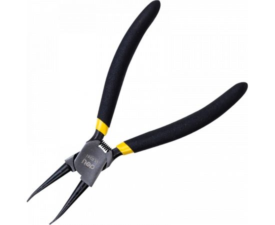 Straight Interior Circlip Pliers 7" Deli Tools EDL0341 (black)