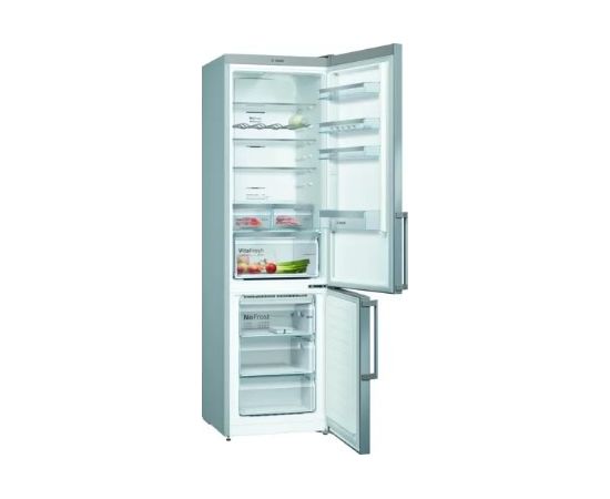 Bosch Serie 4 KGN397IEQ fridge-freezer Freestanding 368 L E Stainless steel