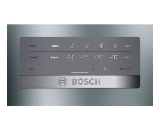 Bosch Serie 4 KGN397IEQ fridge-freezer Freestanding 368 L E Stainless steel