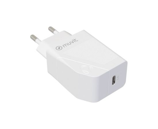 muvit for change MCPAK0043 Pack PD 20W Wall Charger + USB C/ Lightning Cable