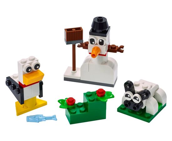 LEGO Classic Kreatywne białe klocki (11012)
