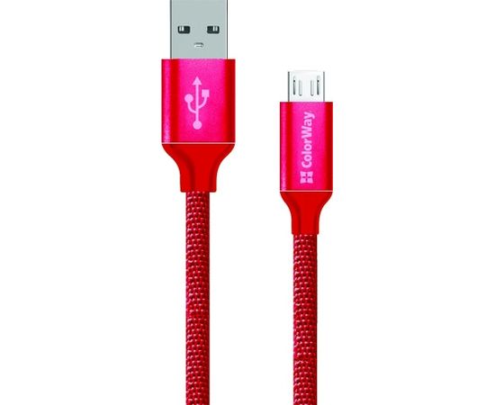 ColorWay USB Charging cable Red, 1 m