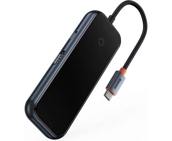 Hub 5in1 Baseus AcmeJoy series USB-C to 2xUSB 3.0 + USB 2.0 + USB-C PD + HDMI (dark grey) USB / Type-C Hub
