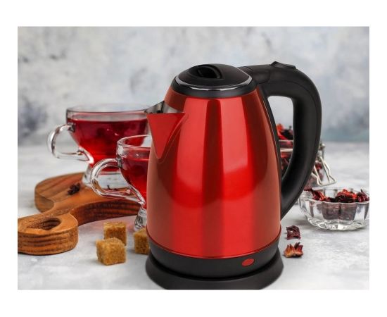 Omega kettle OEK802 1.8l 1500W, red