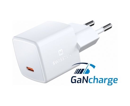 Swissten GaN Mini Tīkla Lādētājs USB-C 33W PD