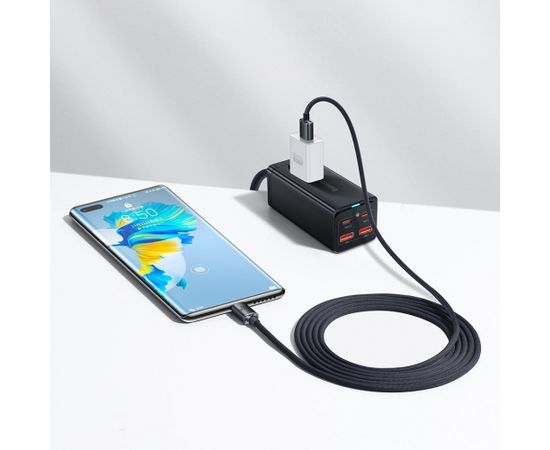Baseus crystal shine series fast charging data cable USB Type A to USB Type C100W 1,2m purple (CAJY000405)