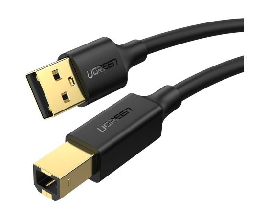 UGREEN US135 USB 2.0 A-B printer cable, gold plated, 5m (black)