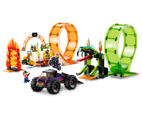 LEGO City 60339 Triku arēna ar divām cilpām