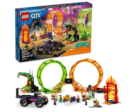 LEGO City 60339 Triku arēna ar divām cilpām