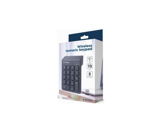 Klaviatūra Gembird USB Numeric Keypad Wireless