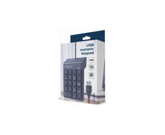 Klaviatūra Gembird USB Numeric Keypad