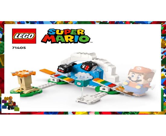 Lego SUPER MARIO 71405 Pūkaiņa vārtu paplašinājuma maršruts Lego Super Mario
