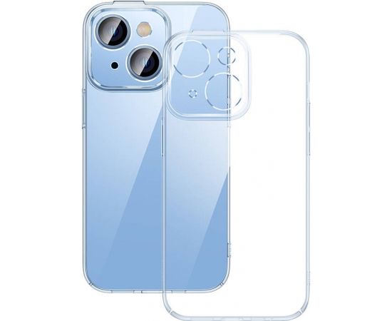 Baseus Crystal Transparent Case and Tempered Glass set for iPhone 14 Plus