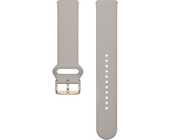 Polar watch strap 20mm S-L T, greige silicone