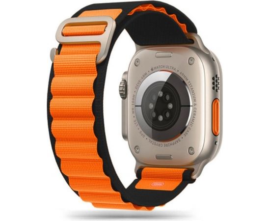 Tech-Protect watch strap Nylon Pro Apple Watch 42/44/45/49mm, black/orange