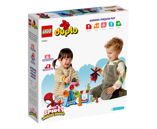 LEGO DUPLO Zirnekļcilvēks un draugi: piedzīvojumi atrakciju parkā 10963