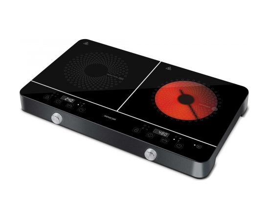 DOUBLE INDUCTION &amp; RADIANT COOKTOP Sencor SCP4001BK