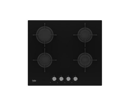 Beko HILG 64220 S hob Black Built-in Gas 4 zone(s)