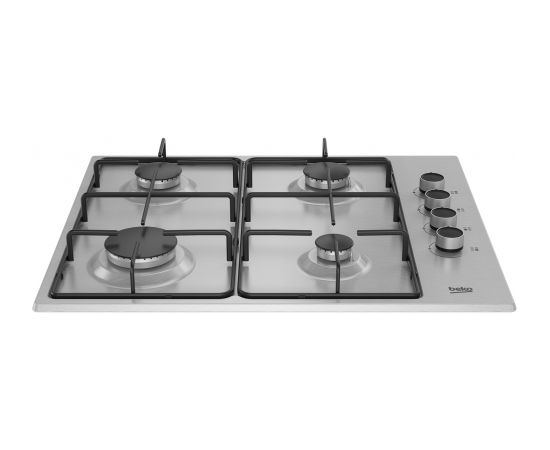 Beko HIBG64120SX hob Stainless steel Built-in 60 cm Gas 4 zone(s)