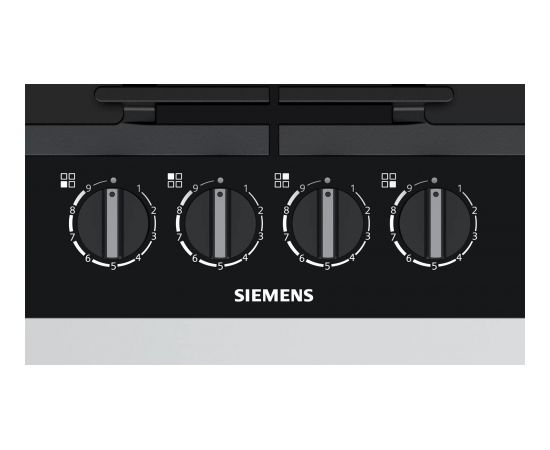 Siemens EP6A6PB90 Built-in gas hob, 4 burners, black