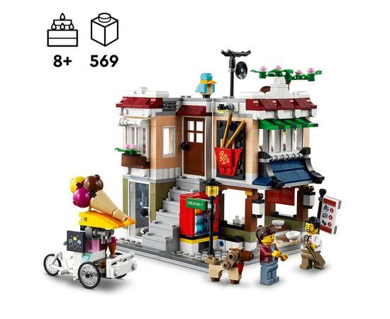 LEGO Creator 3in1 Nūdeļu ēdnīca pilsētas 31131