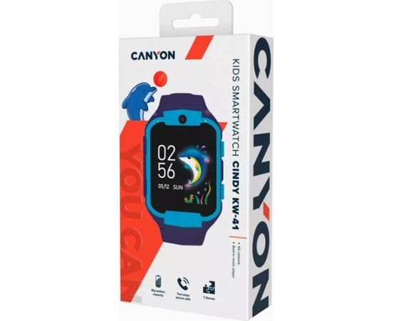 Canyon smartwatch for kids Cindy CNE-KW41, blue
