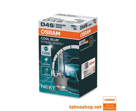 OSRAM D4S AUTOLAMPA 35W 12V 66440 COOL BLUE INTENSE NEXT GEN.