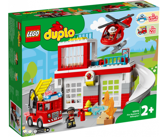 LEGO DUPLO Ugunsdzēsēju depo un helikopters - 10970