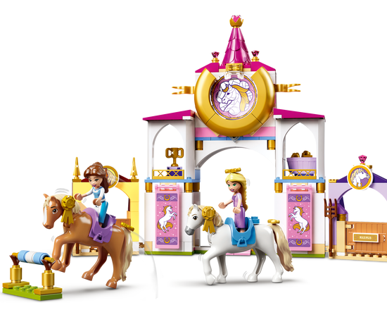 LEGO Disney Skaistules un Salātlapiņas karaliskie staļļi (43195) Lego Disney