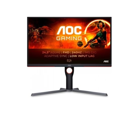 MONITORS AOC 25G3ZM 25" FHD VA HAS DP/HDMI 240HZ FREESYNC