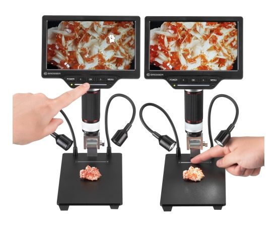 Микроскоп цифровой WiFi 1080P 2L с LCD экраном, BRESSER