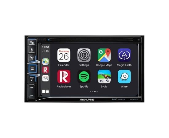 ALPINE 6.5" Navigation System with DVD Player INE-W611D.