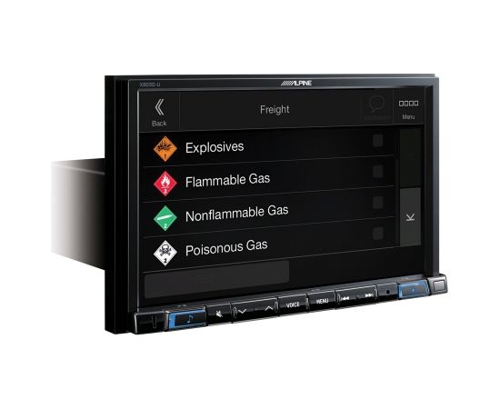 ALPINE 8" Navigation System with Trucking Database X803DC-U