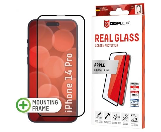 Apple iPhone 14 Pro Real 3D Screen Glass By Displex Black