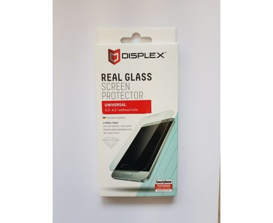 Universal Real Screen glass 4.3-4.5 By Displex Transparent