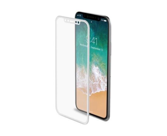 Apple iPhone X 3D screen GLASS by Celly White