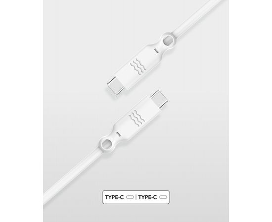 Type-C to Type-C Cable 2m By Bigben White