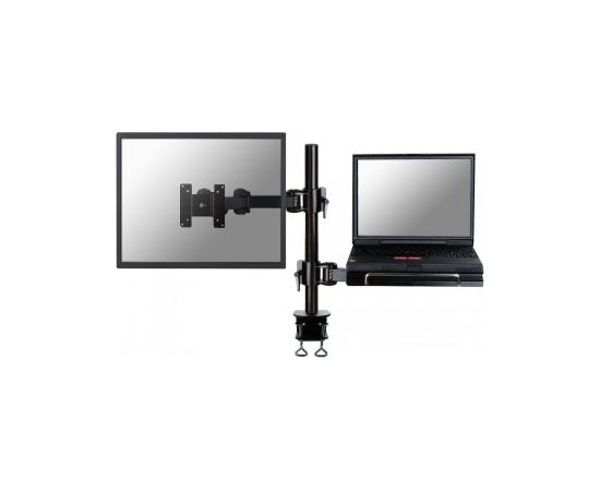 NEWSTAR FLAT SCREEN & NOTEBOOK DESK MOUNT (CLAMP)  10-27" BLACK