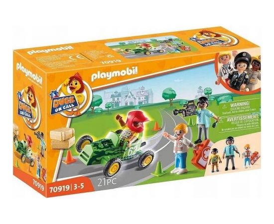 Playmobil DUCK ON CALL Akcja Ratunkowa Pomóż Kierowcy Rajdowemu (70919)