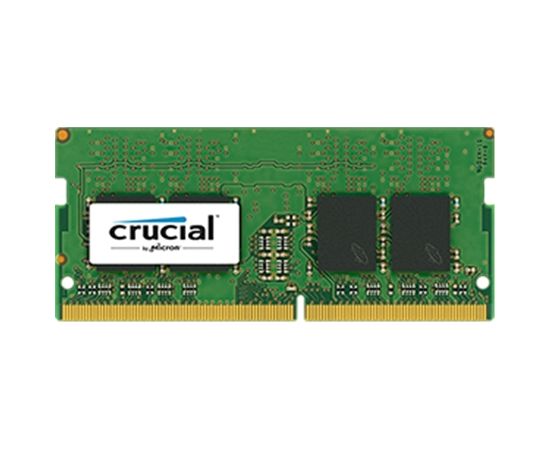 Crucial 8 GB, DDR4, 204-pin SO-DIMM, 2400 MHz, Memory voltage 1.2 V, ECC No