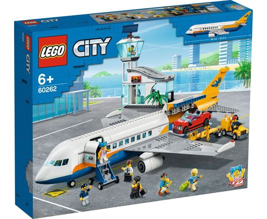 LEGO City Airport Passenger Airplane Pasažieru lidmašīna 60262 Lego City
