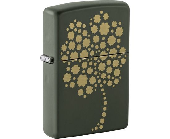 Zippo šķiltavas 48501 Four Leaf Clover Design