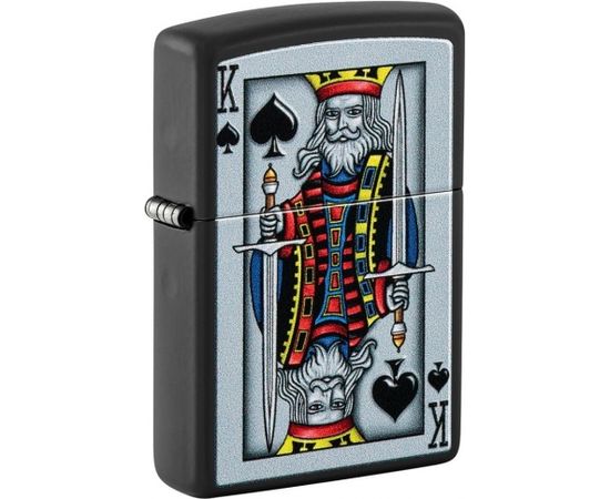 Zippo šķiltavas 48488 King Of Spades Design