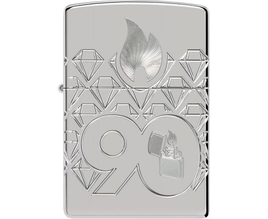 Zippo šķiltavas 48461 Armor® Zippo 90th Sterling Collectible Limited Edition