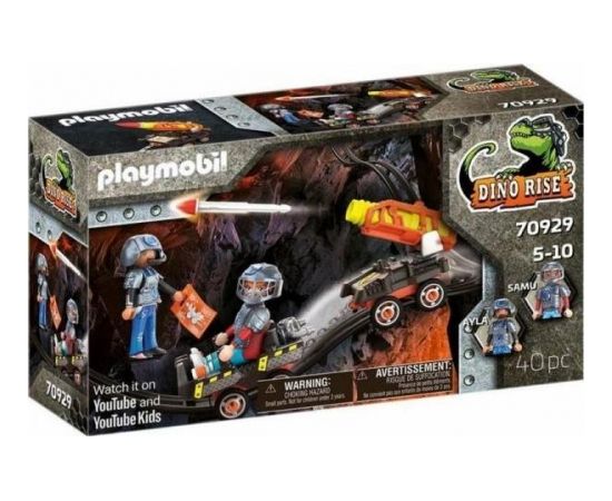 Playmobil PLAYMOBIL 70929 Dino Mine Rocket Kart Construction Toy