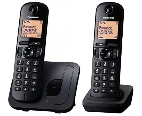 Panasonic KX-TGC212 DECT telephone Caller ID Black