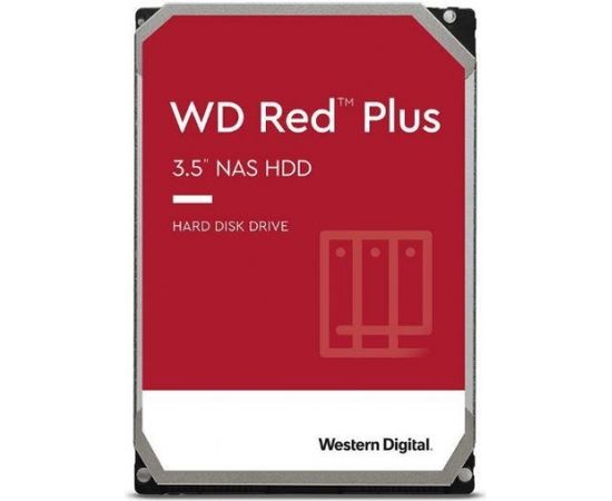 HDD|WESTERN DIGITAL|Red Plus|6TB|SATA|256 MB|5400 rpm|3,5"|WD60EFPX